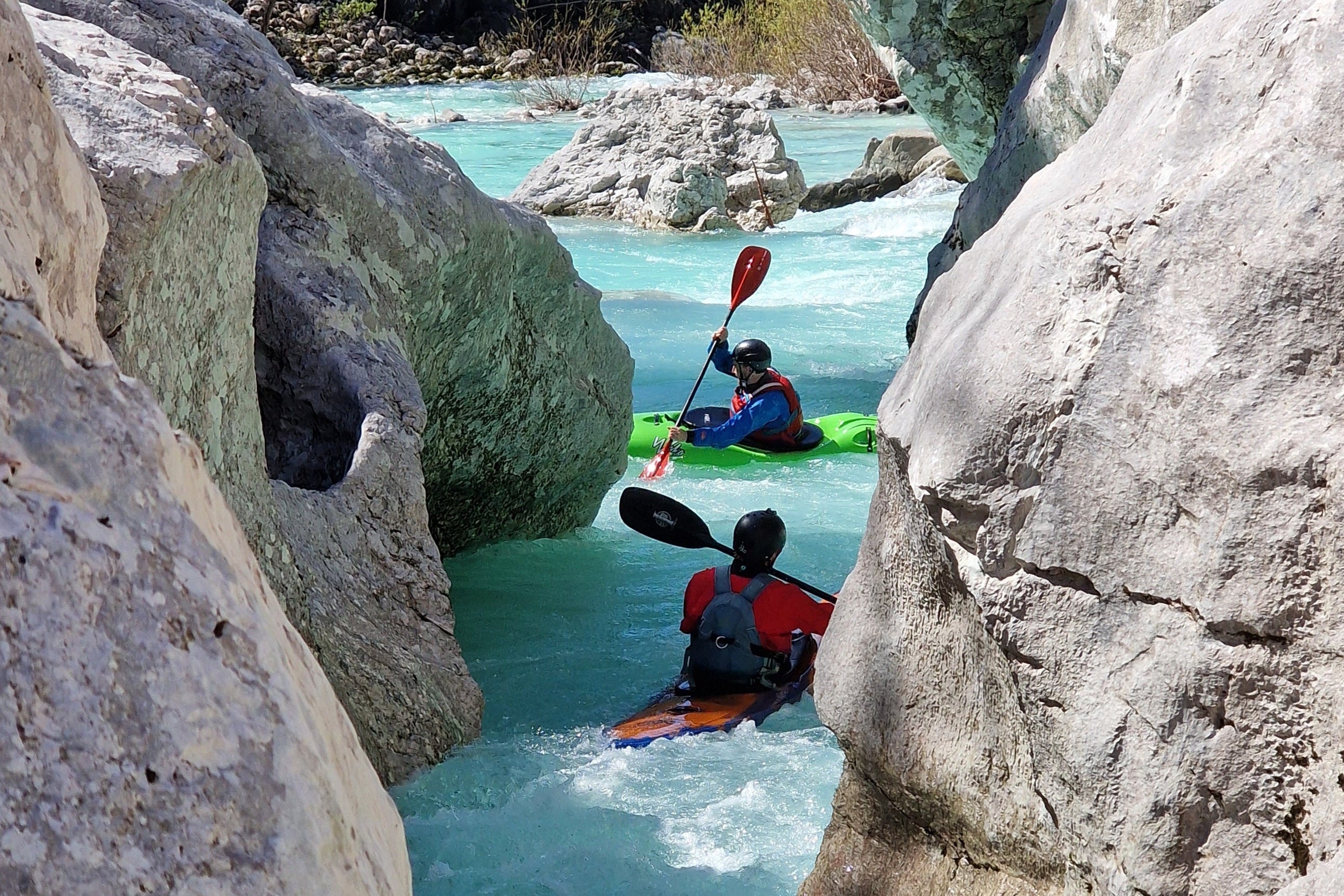Intermediate day course on Soča river
