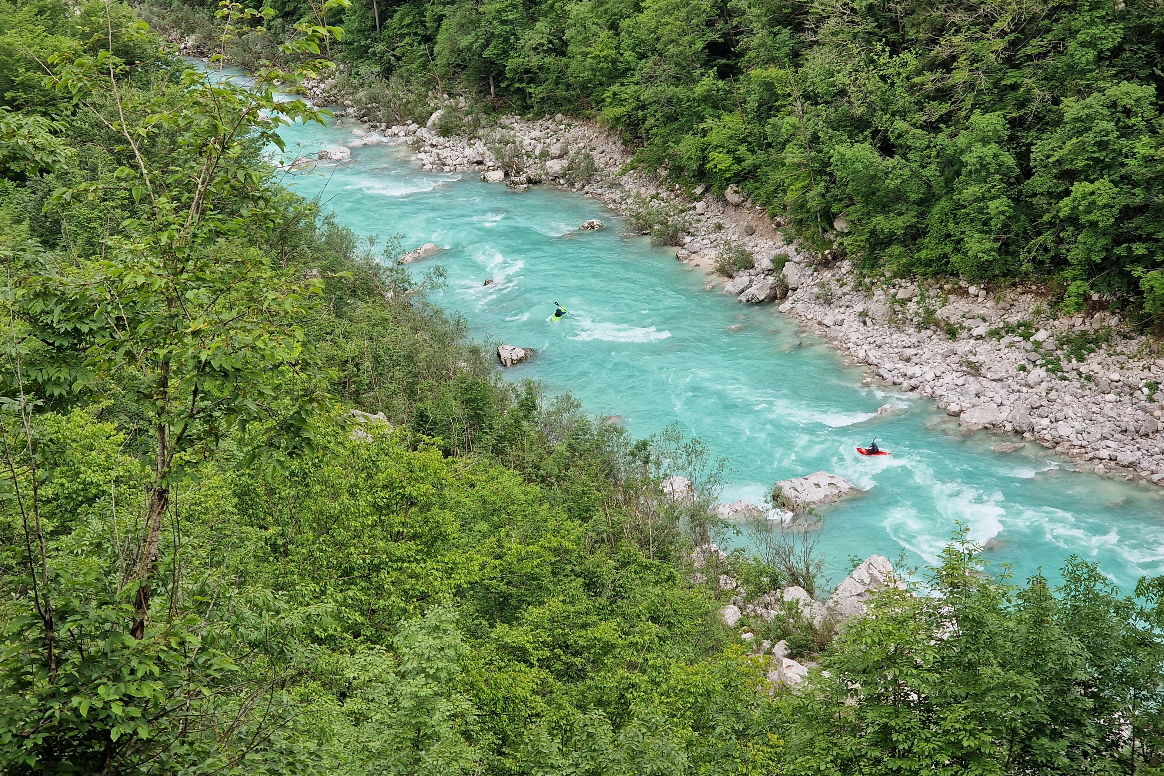 Bespoke kayaking day (private trips) on Soča river